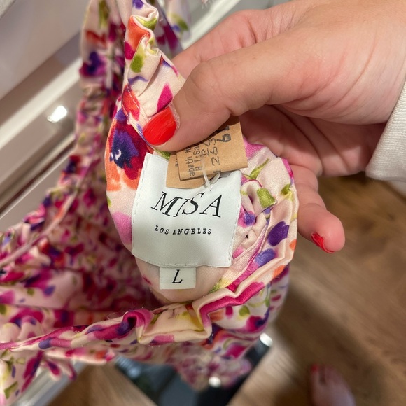 MISA Los Angeles Floral Ruffle Dress - Picture 3 of 3